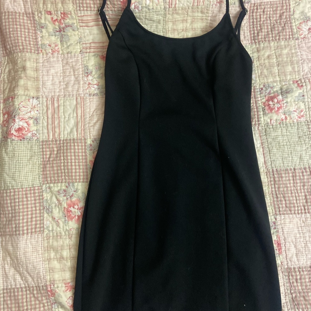 Blue Blush Classic Black Mini Dress